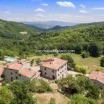 View of Agriturism property in Caprese Michelangelo Tuscany Italy
