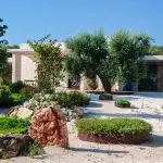 Seaview villa with trullo, guesthouse, garden, pool and olive grove