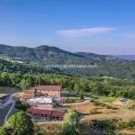 Agriturismo property in Tuscany - aerial view