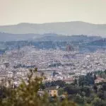View of Florence from Tuscany villas for sale