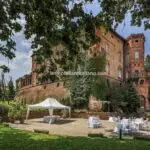 External view of Castle in piedmont Italy for sale