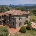 External view of Caprese Michelangelo Tuscany house for sale