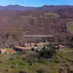 View of Tuscan hunting estate for sale