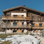 External view of Cortina Italy ski chalet
